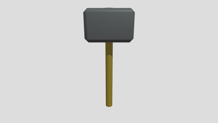 Simple Hammer 3D Model