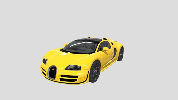 Bugatti veyron grand sport 3D Model
