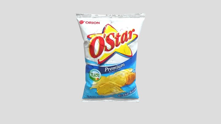 Vietnam edition O'Star Seaweed Chips 3D Model