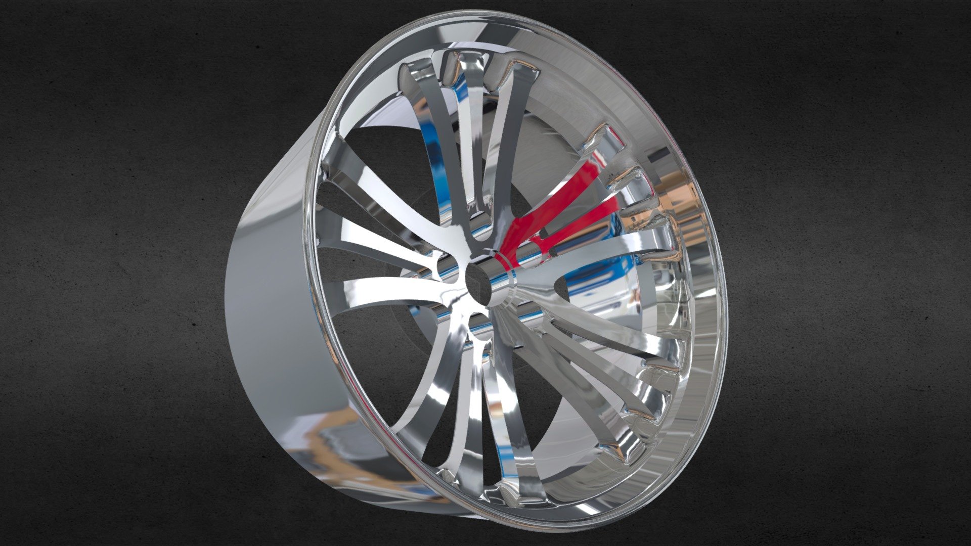 wheel 013 - 3D model by MasChannel [dec18c0] - Sketchfab