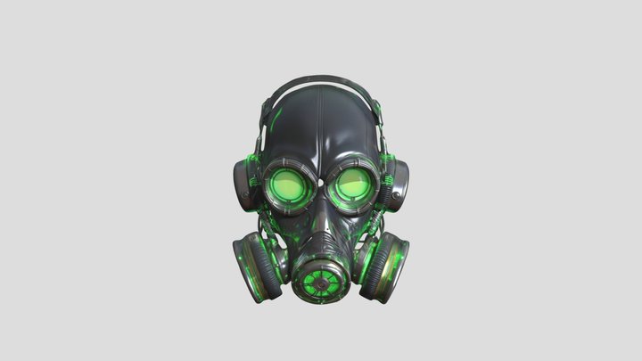 Hardstyle Bio-Mechanical Mask 3D Model