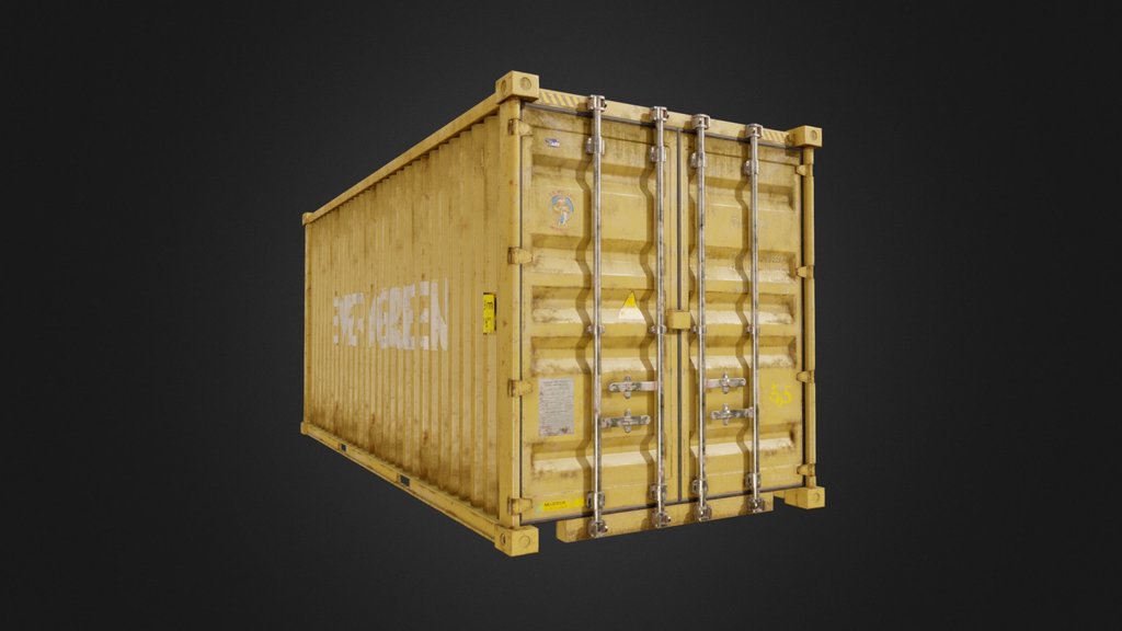 Sea cargo container - LegendaryGameDev