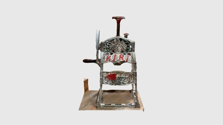 桐印氷削機 3D Model