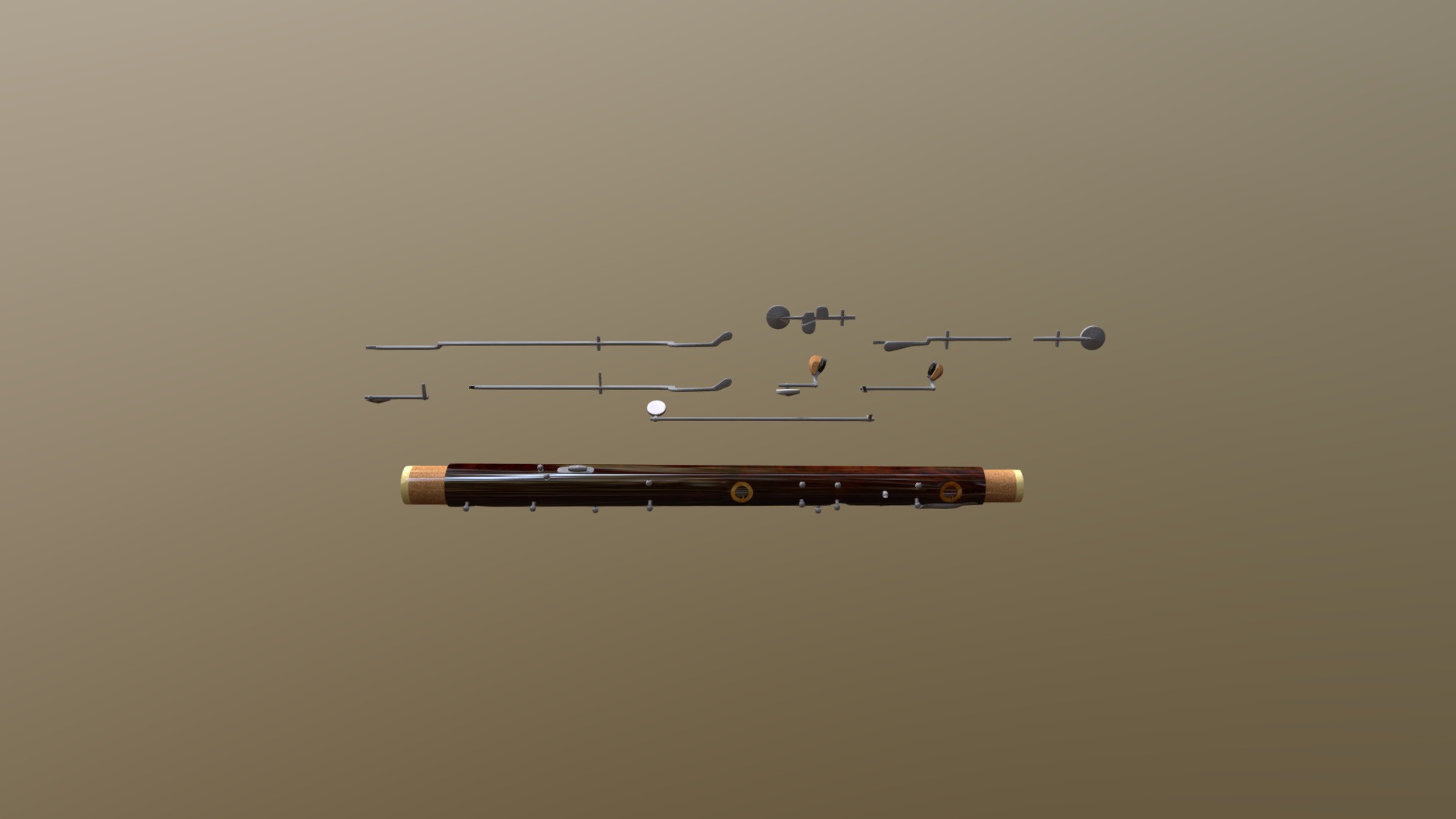 Bassoon Level2 Part3 3D model by ntso [dec36ab] Sketchfab