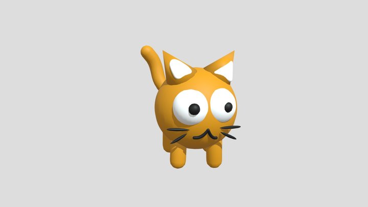 Orange_cat 3D Model