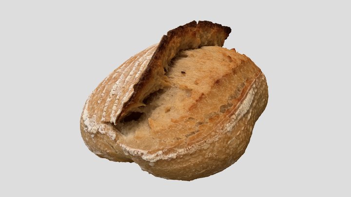 Sourdough Bread II 3D Model