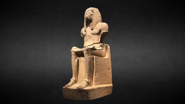 Statue of Ramesses III 3D Model