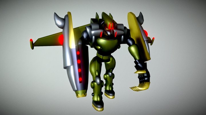 Destiny Hero - Fear Monger (Yugioh) 3D Model