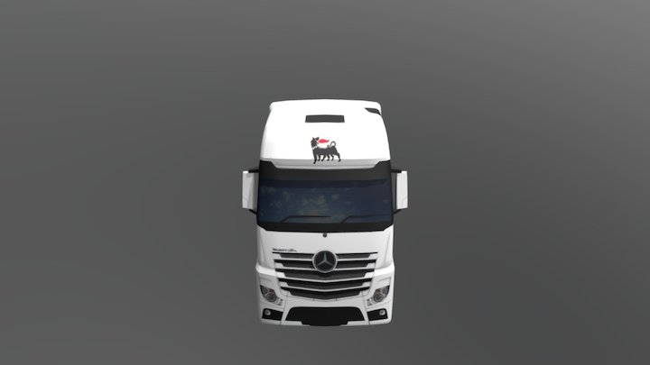 Truck - (MB-Actros): Eni 3D Model