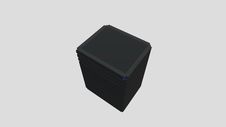 Simple Voxel Mini Server ASG 3D Model