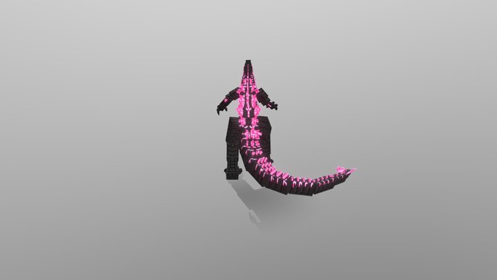 Minecraft Monsterverse Godzilla evolved 3D Model