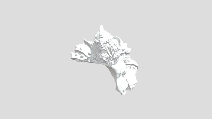 Warrior Roar 3D Model