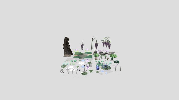 Foliage Toy Box 3D Model