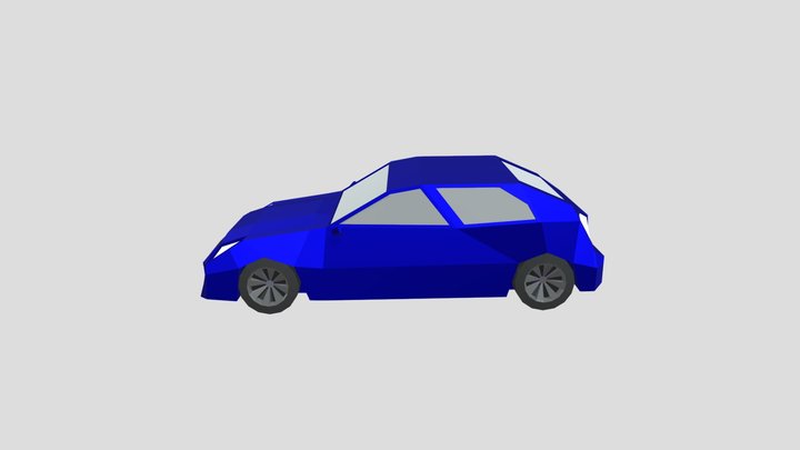 Lowpoly Car 1 3D Model