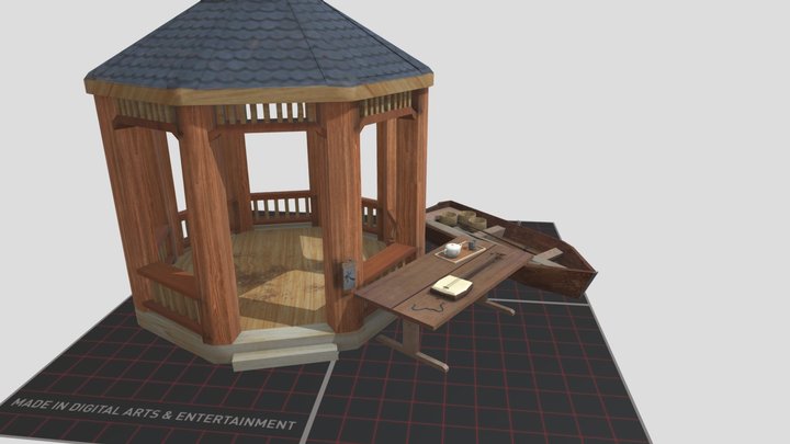 DAE 5 Finished props - Grandmas's house 3D Model