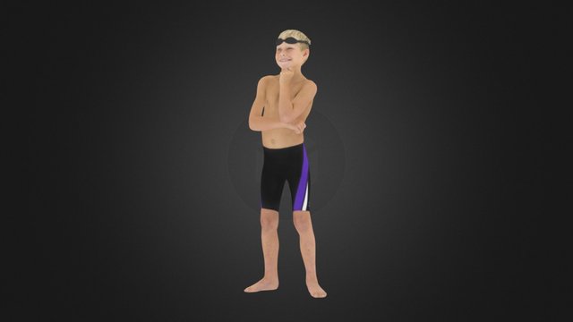 Keegan Swimmer 3D Model