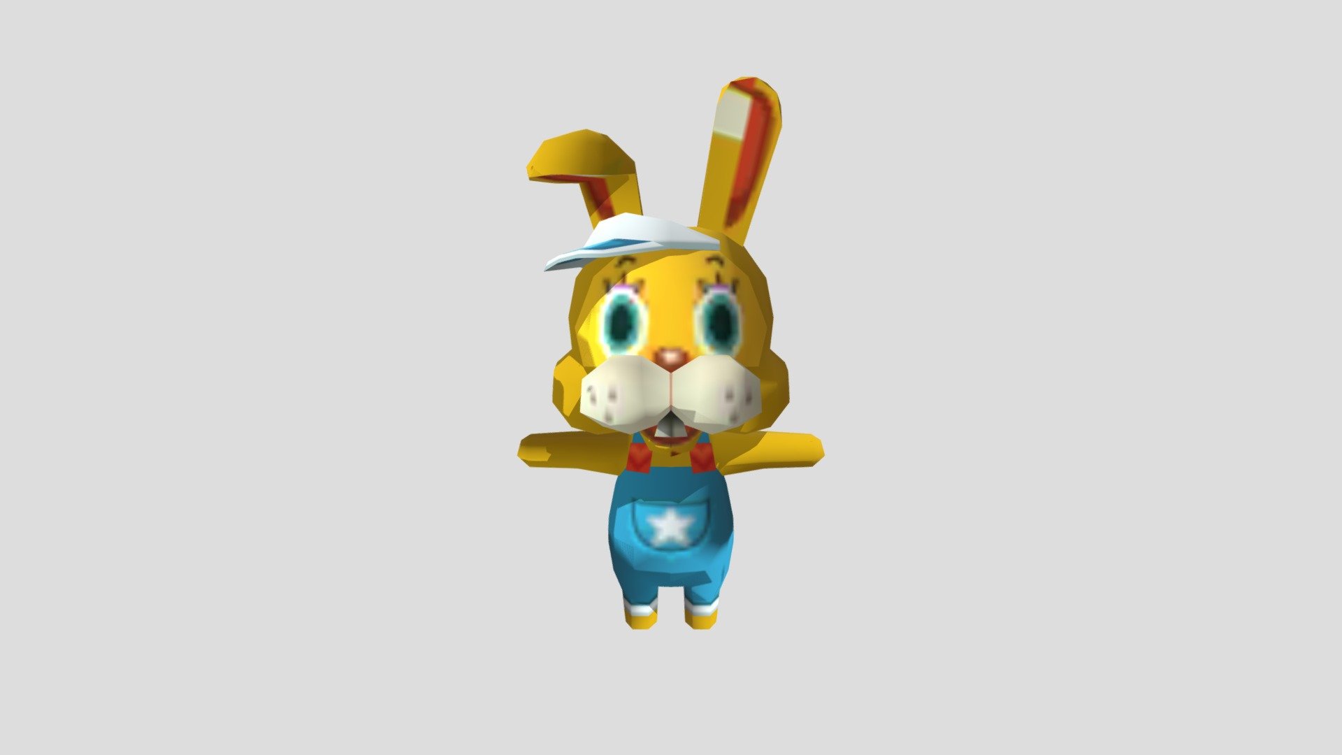 3DS Animal Crossing New Leaf Zipper T Bunny 3D model by 31schrci