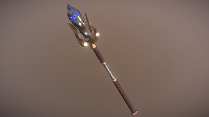 Mage Staff 3D Model