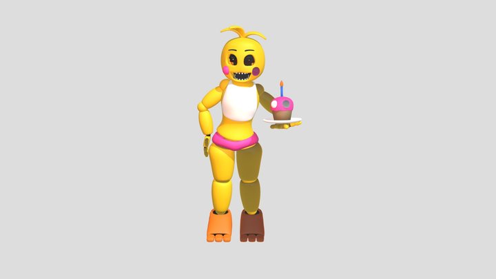 Toy Chica 3D Model