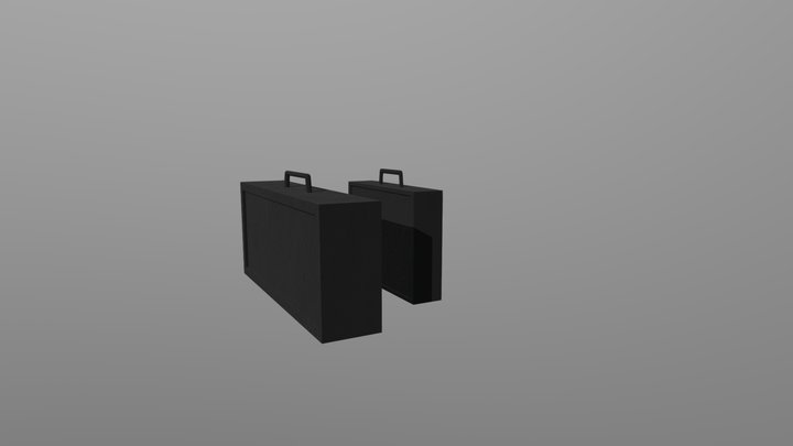 Kane Pixels blackhole Suitcase V2 3D Model