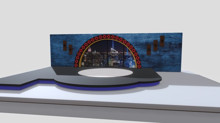Thugesh Show Stage STAGE 3D Model
