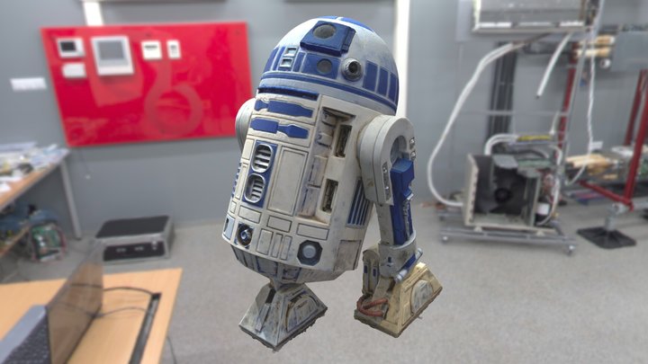 My portable R2-D2 3D Model
