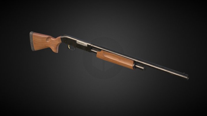 Mossberg 505 Shotgun 3D Model