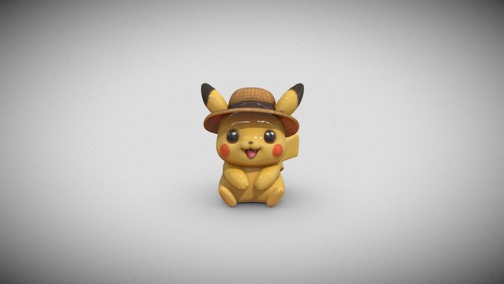 pikachu farmville – Free 3D Model STL