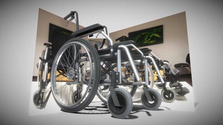 Wheelchair (WIP-3) 3D Model