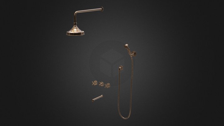 Shower System 3D Model
