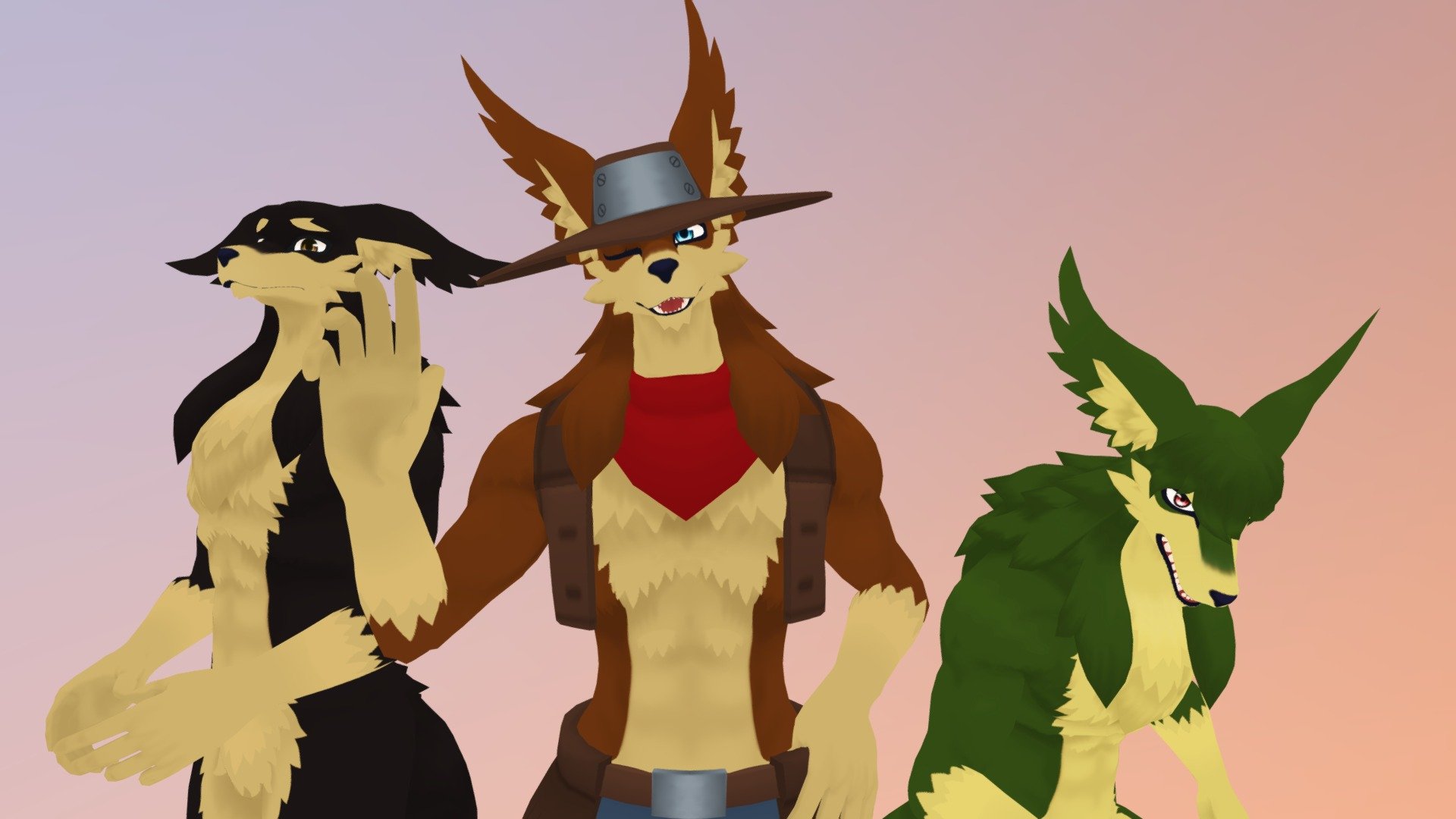 Coyote Model+Avatar Pack for VRChat