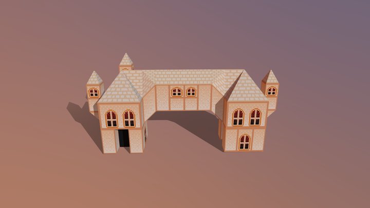 cottageBridge 3D Model