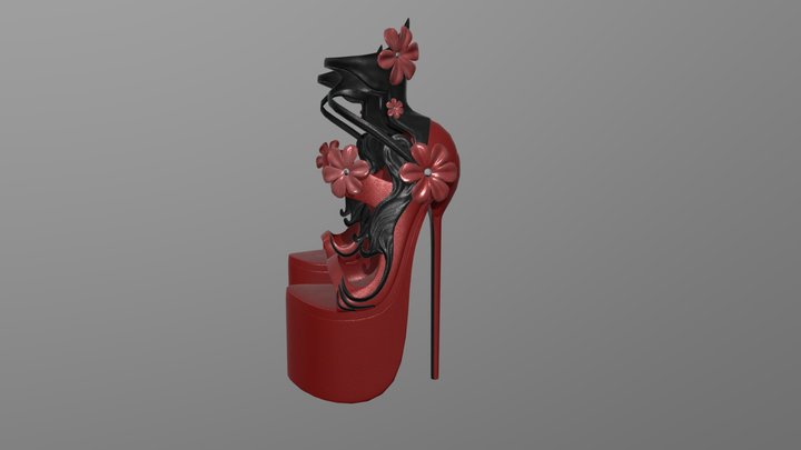 Lily Luxe Heels By Vape Q 3D Model