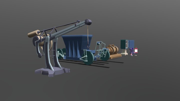 drafts from Dishonored 1 3D Model