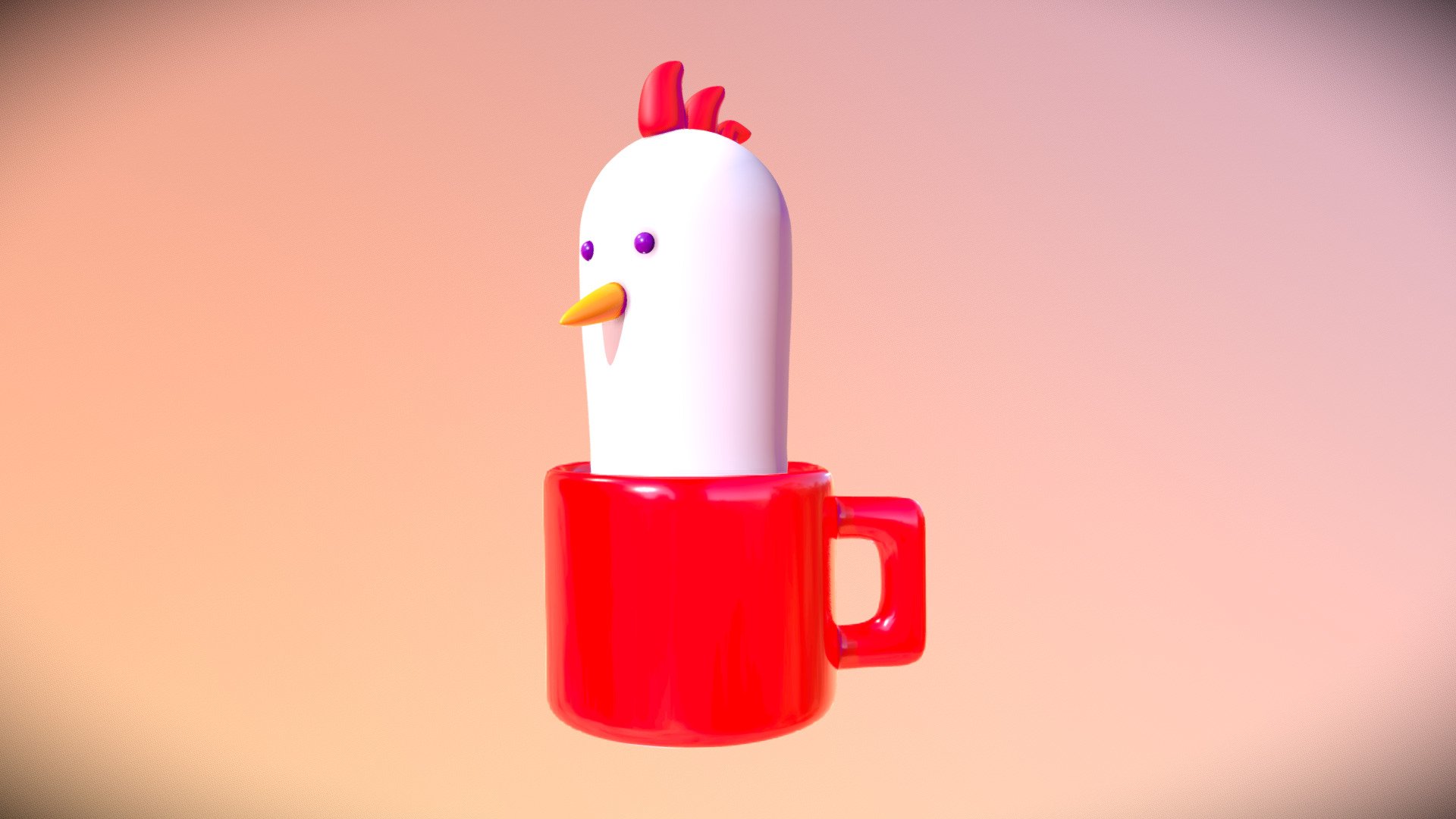 Chicken in a mug
