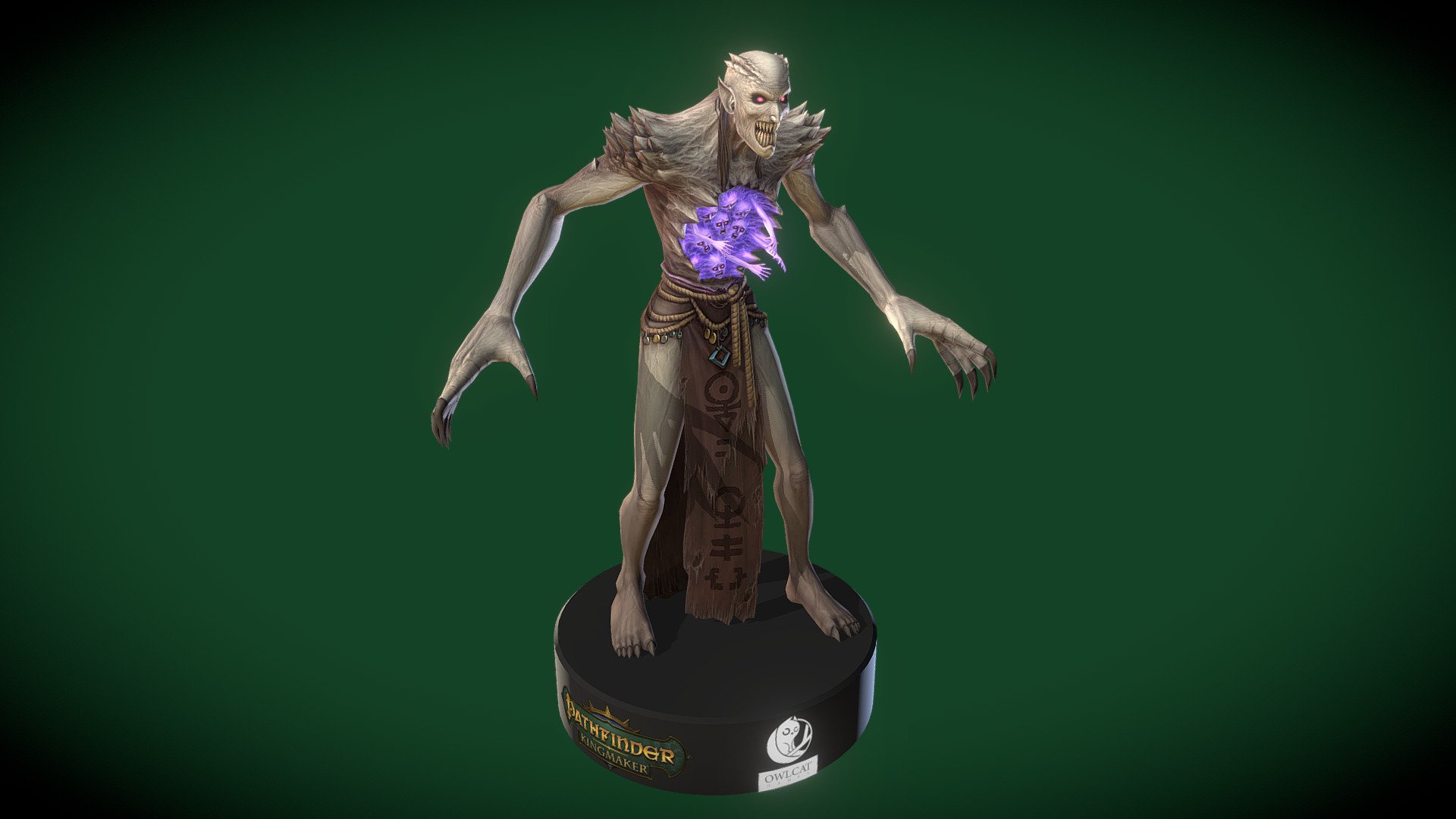 Pathfinder Kingmaker 2017 Devourer 3d Model By Goldengrifon Ded6362 Sketchfab 