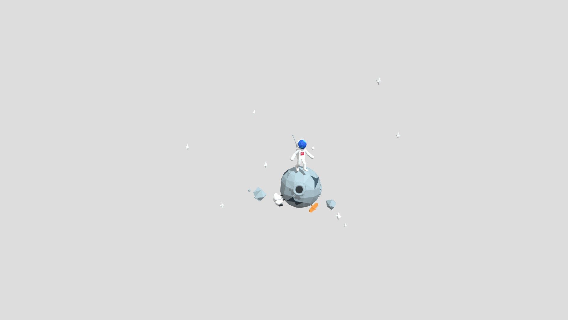 SpaceBoy by Google Poly