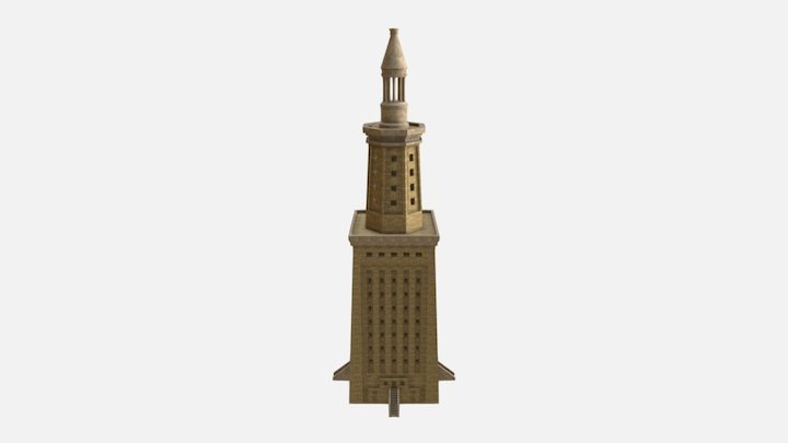 Ancient Egypt | Lighthouse of Alexandria 3D Model