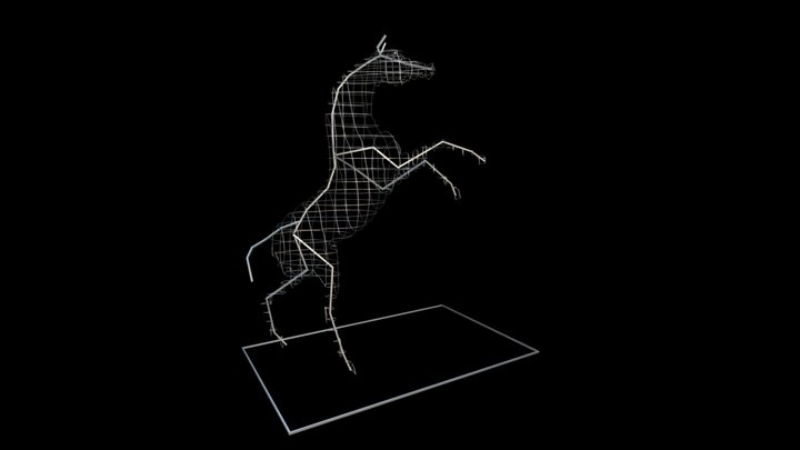 Nagdy the Arabian Horse 003 3D Model