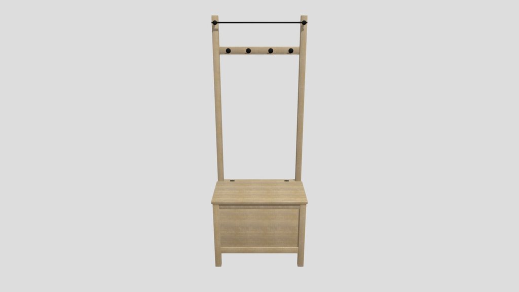 Ikea Hemnes Storage Bench Black