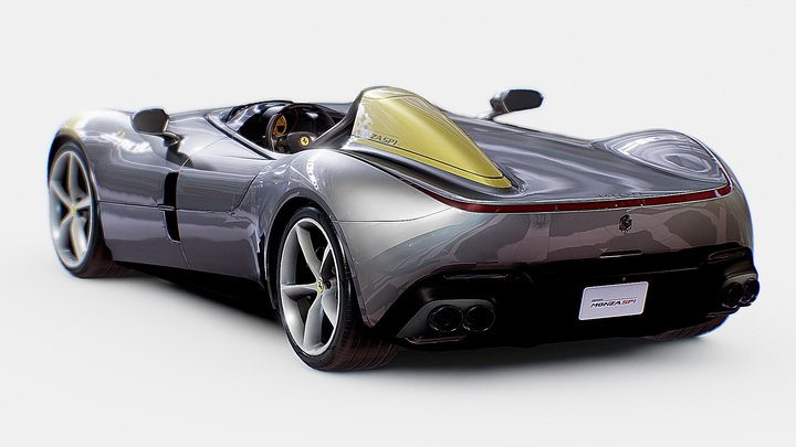 Ferrari Monza SP1 2019 | www.vecarz.com – Kostenloses 3D-Modell STL