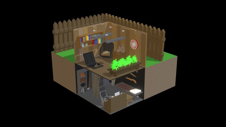 John Ko Flick's doomsday room 3D Model