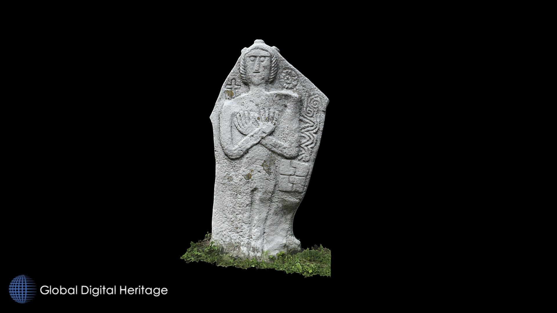 Stela from Opravdići near Srebrenica, Bosnia