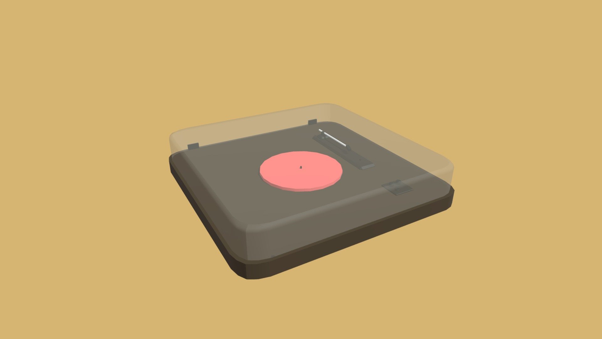 Record Player  Low-Poly