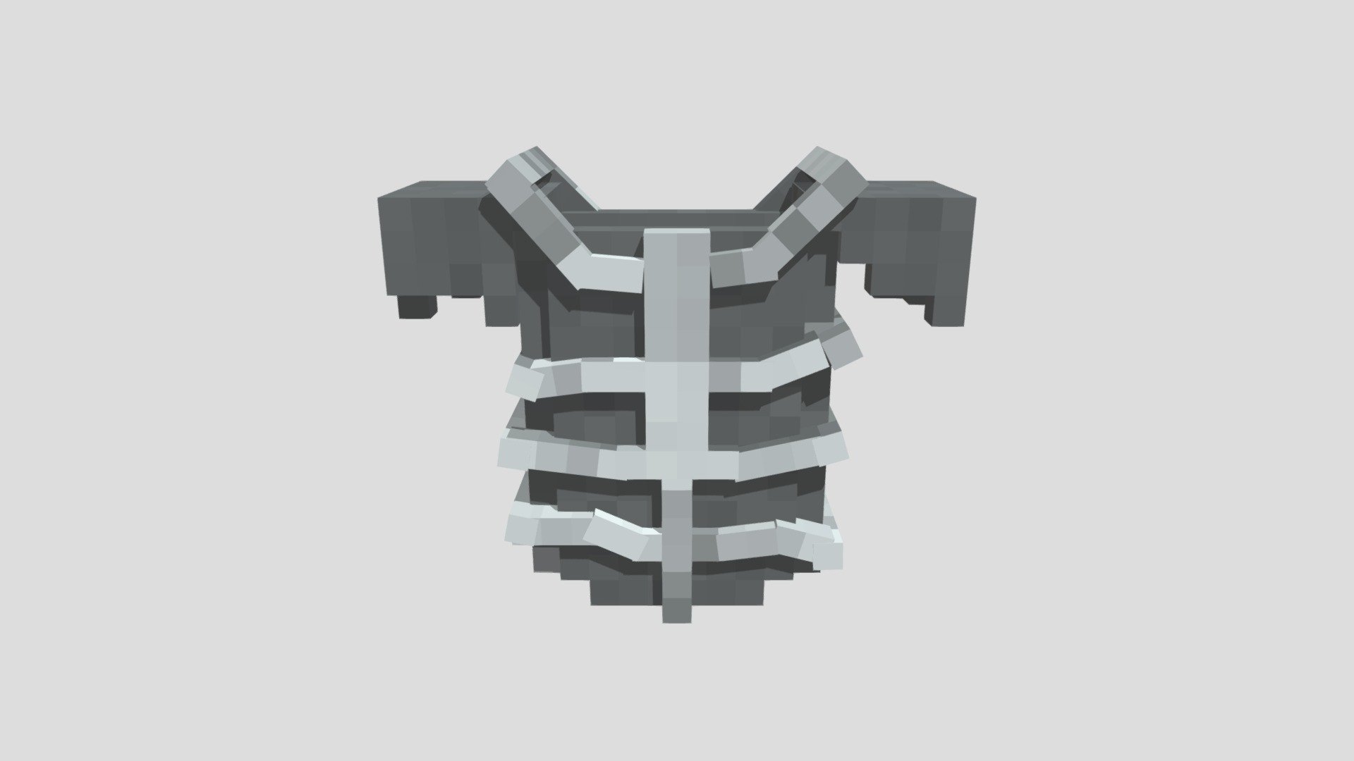 Realistic Minecraft armor - 3D model by Parado10 (@Parado10) [87f25e5]