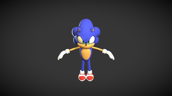 Sonic the Hedgehog 3D Model