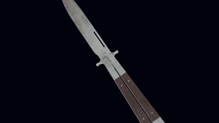 butterfly knife 3D Model