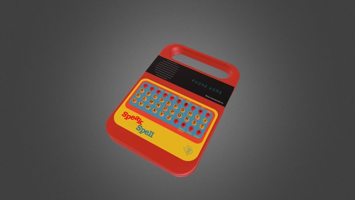 Speak& Spell 3D Model