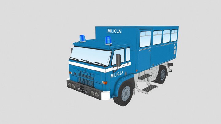 Star 200 Milicja 3D Model