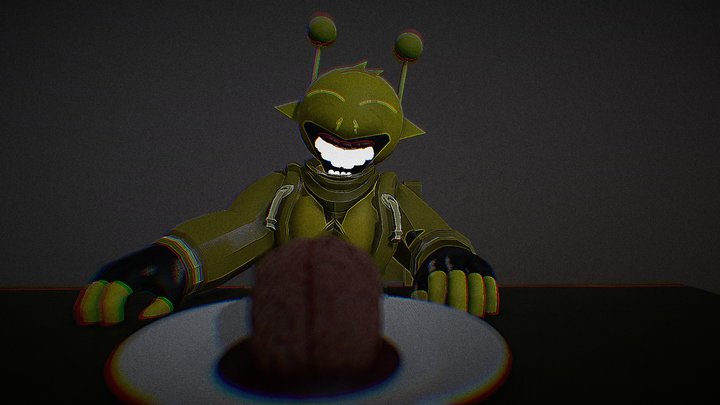 Eat but sprunki 3D Model